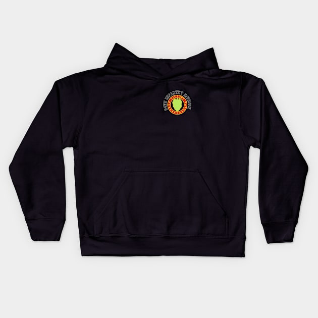 24th Infantry Division DUI - Small Chest Emblem Kids Hoodie by Desert Owl Designs